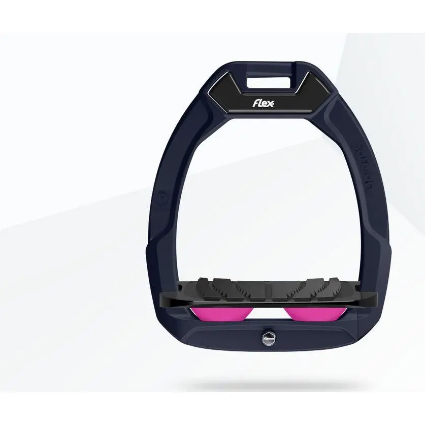 Sicherheitssteigbügel Reiten Neigung Grip Rot/Schwarz/Rosa Flex-On Safe-On
