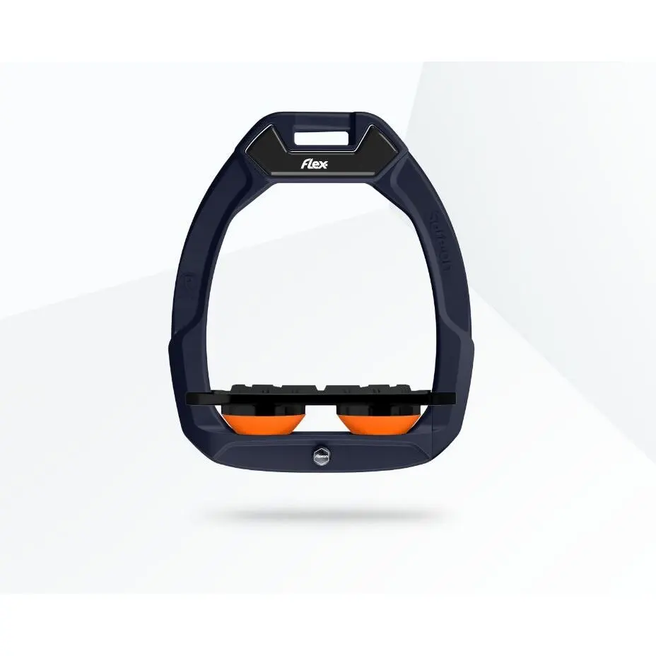 Meilleurs prix pour Étriers de sécurité d’équitation Plat Grip Rouge/Noir/Orange Flex-On Safe-On