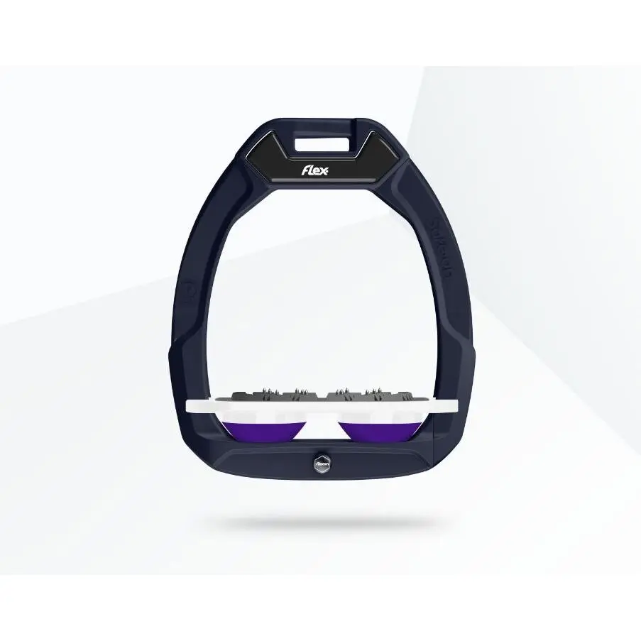 Sicherheitssteigbügel Plat Ultra Grip Rot/Weiß/Violett Flex-On Safe-On