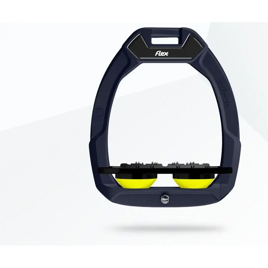 Comparer les prix de Étriers de sécurité d’équitation Plat Ultra Grip Rouge/Noir/Jaune Flex-On Safe-On