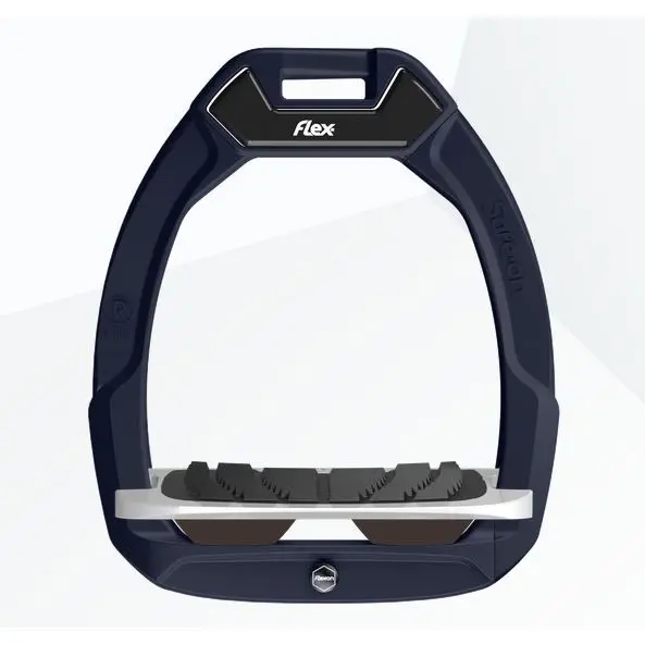 Sicherheitssteigbügel Reiten Neigung Grip Grün/Grau/Braun Flex-On Safe-On