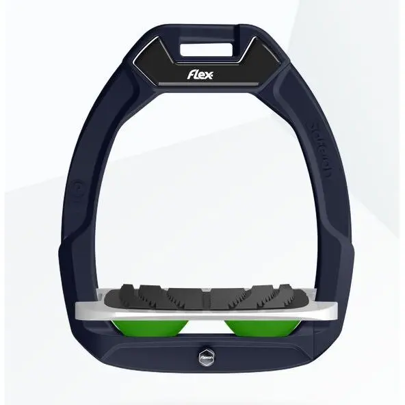 Meilleurs prix pour Étriers de sécurité d’équitation Incliné Grip Vert//Gris/Vert Flex-On Safe-On