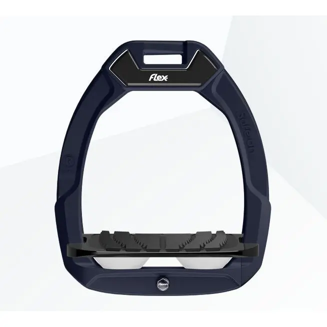 Sicherheitssteigbügel Reiten Neigung Grip Grün/Schwarz/Weiß Flex-On Safe-On