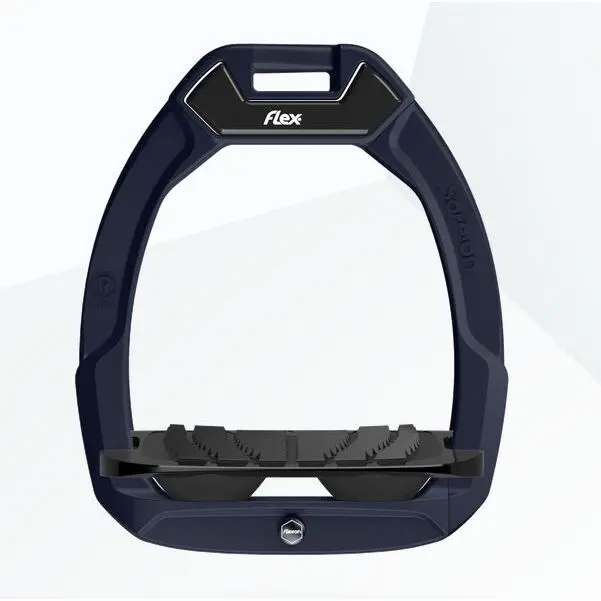 Étriers de sécurité d’équitation Incliné Grip Vert/Noir/Noir Flex-On Safe-On