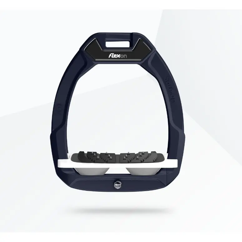 Sicherheitssteigbügel Reiten Senkrecht Ultra Grip Grün/Weiß/Grau Flex-On Safe-On