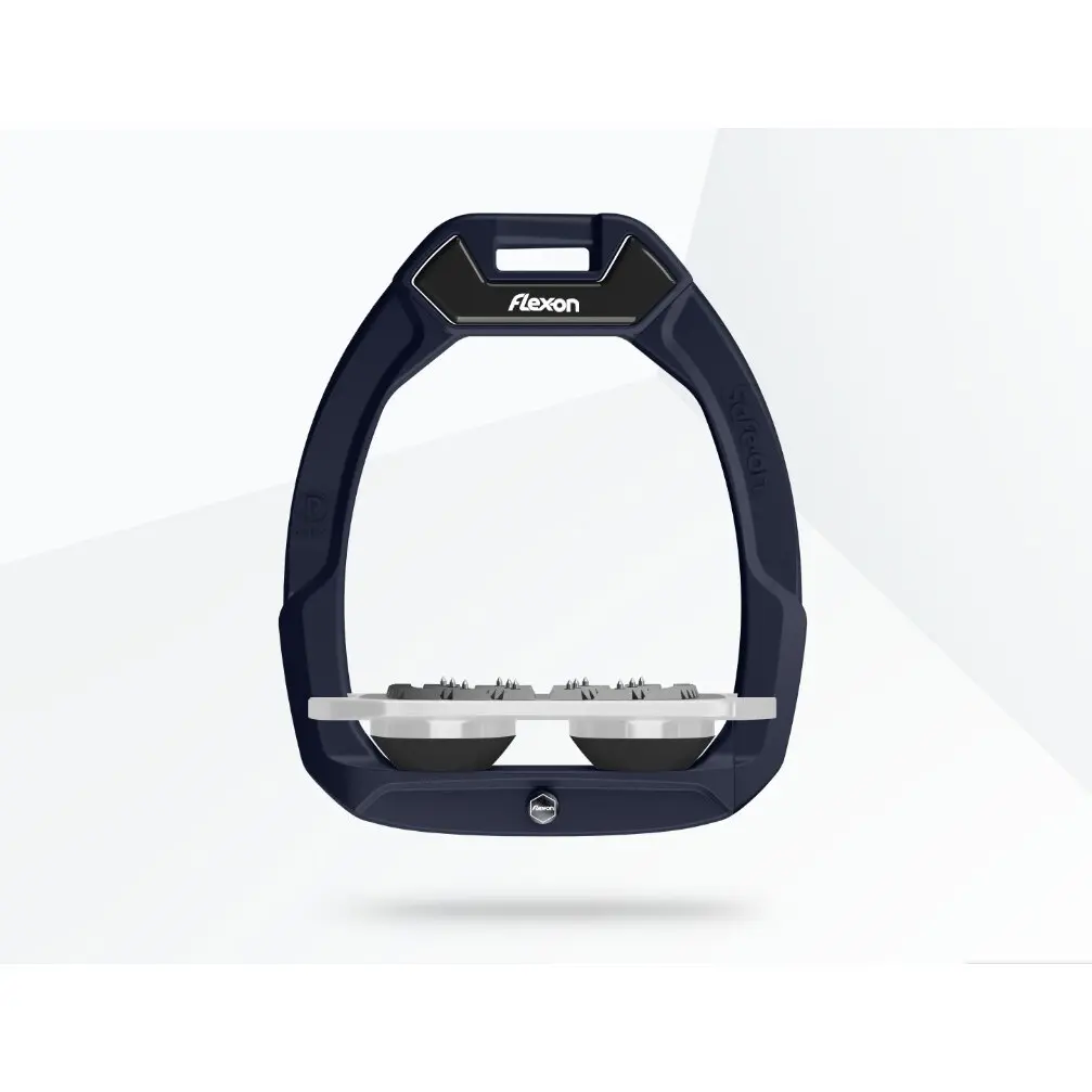 Sicherheitssteigbügel flach Grip Grün/Grau/Schwarz Flex-On Safe-On