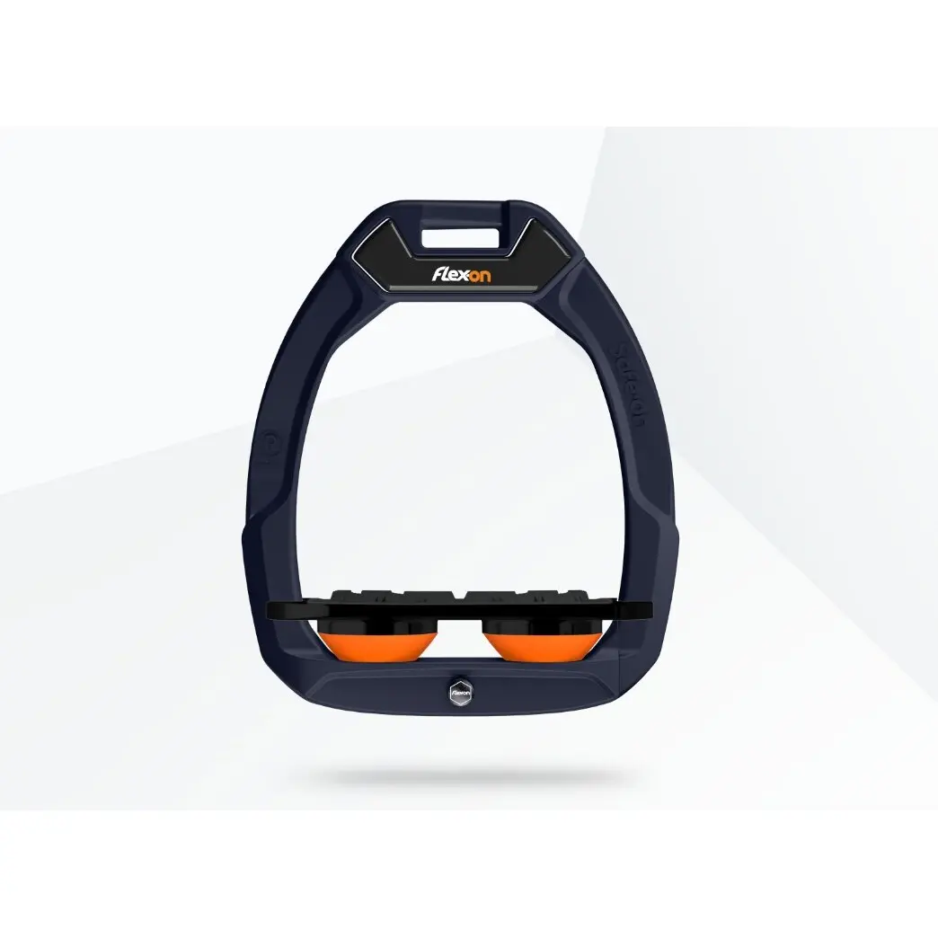 Sicherheitssteigbügel Flat Grip Grün/Schwarz/Orange Flex-On Safe-On