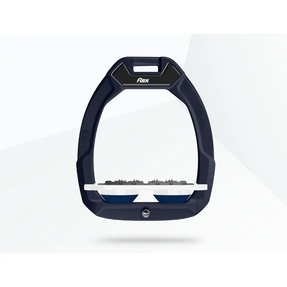 Sicherheitssteigbügel Plat Ultra Grip Grün/Weiß/Marine Flex-On Safe-On