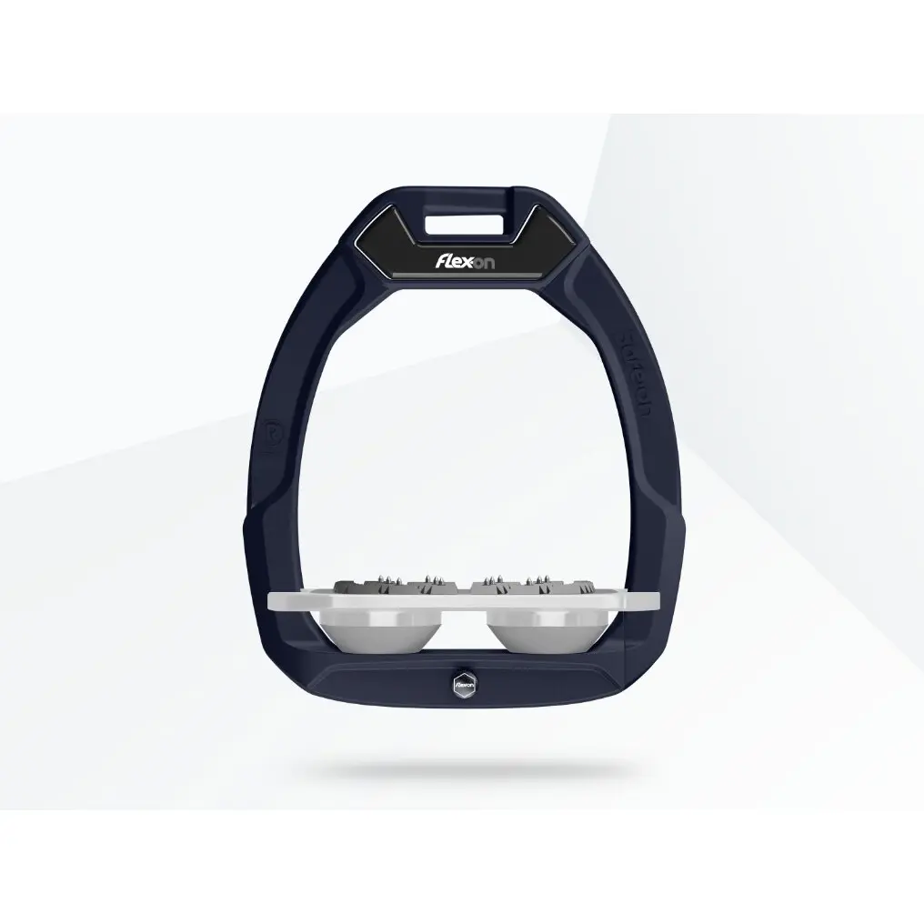 Sicherheitssteigbügel Flat Ultra Grip Grün/Grau/Grau Flex-On Safe-On