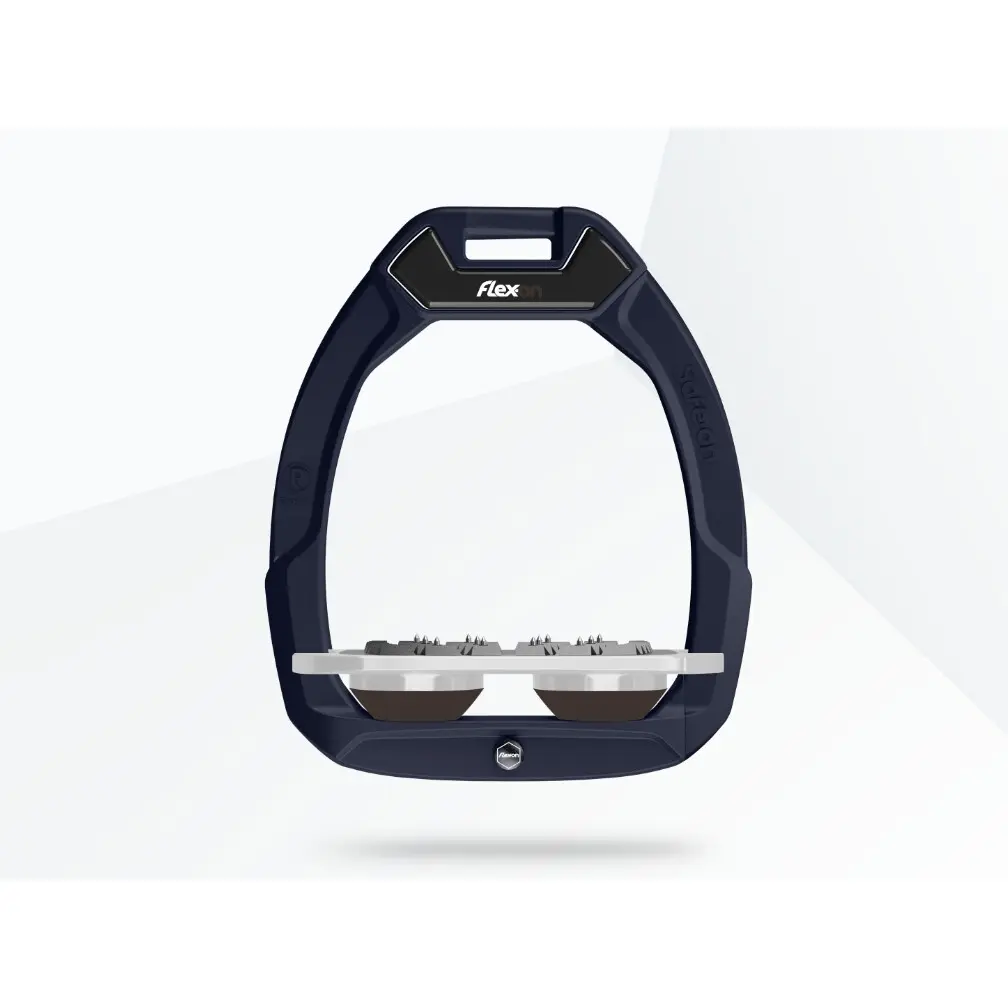 Sicherheitssteigbügel Flach Ultra Grip Grün/Grau/Braun Flex-On Safe-On