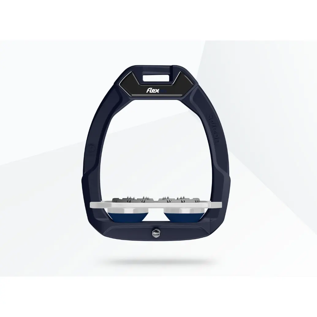 Sicherheitssteigbügel Plat Ultra Grip Grün/Grau/Marine Flex-On Safe-On
