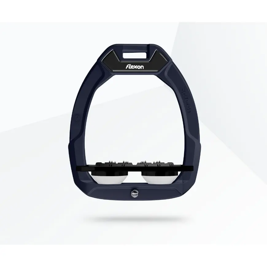 Sicherheitssteigbügel Flach Ultra Grip Grün/Schwarz/Weiß Flex-On Safe-On
