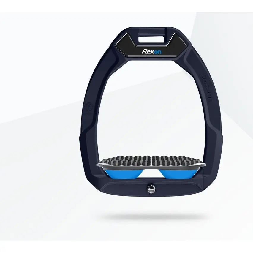 Sicherheitssteigbügel Endurance Blau/Grau/Blau Flex-On Safe-On