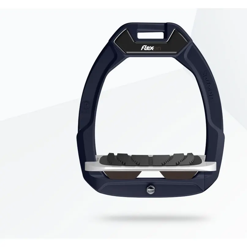 Schräg Grip Sicherheitssteigbügel Blau/Grau/Braun Flex-On Safe-On