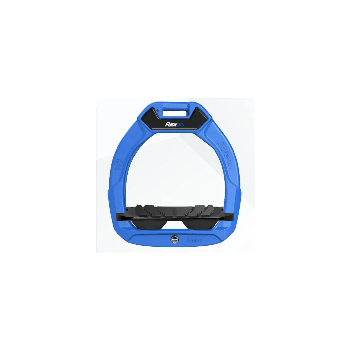 Reiter-Sicherheitssättelzubehör Neigbar Ultra Grip Blau/Schwarz/Schwarz Flex-On Safe-On