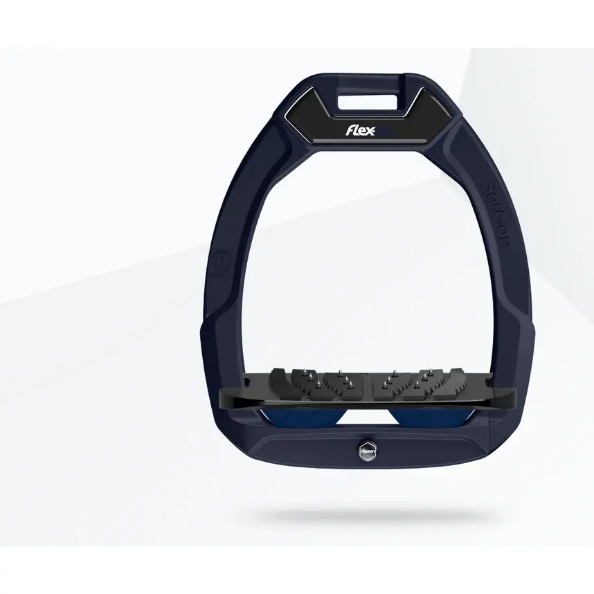 Sicherheitssättel mit ultra Grip, schräg, Blau/Schwarz/Marin Flex-On Safe-On