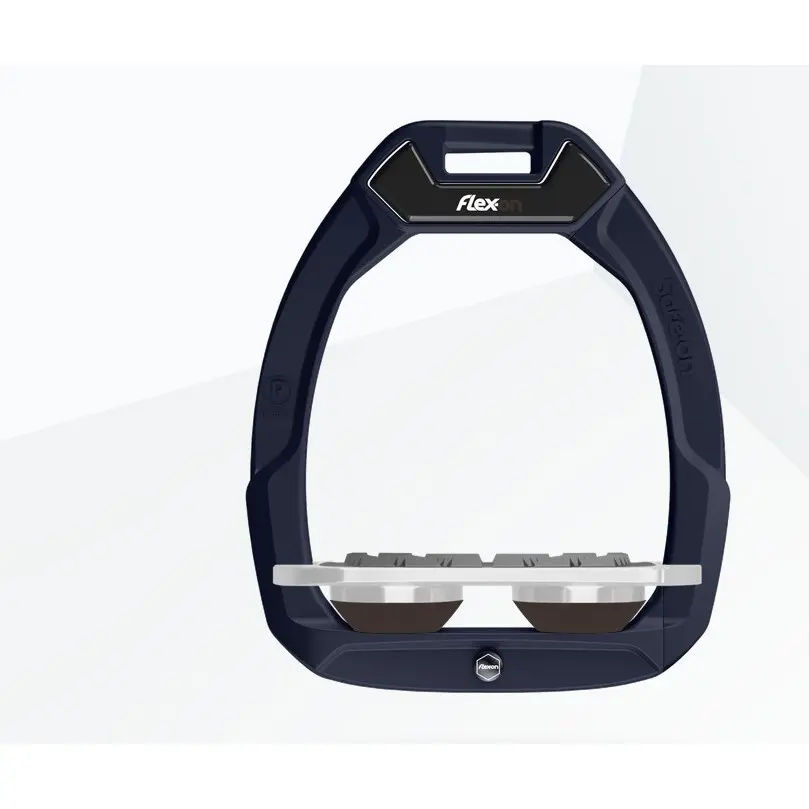 Sicherheitssteigbügel Flachgriff Blau/Grau/Braun Flex-On Safe-On