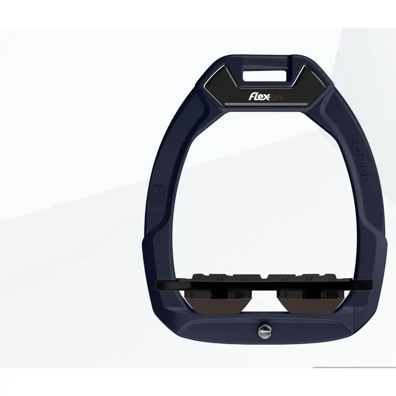 Sicherheitssteigbügel Flach Grip Blau/Schwarz/Braun Flex-On Safe-On