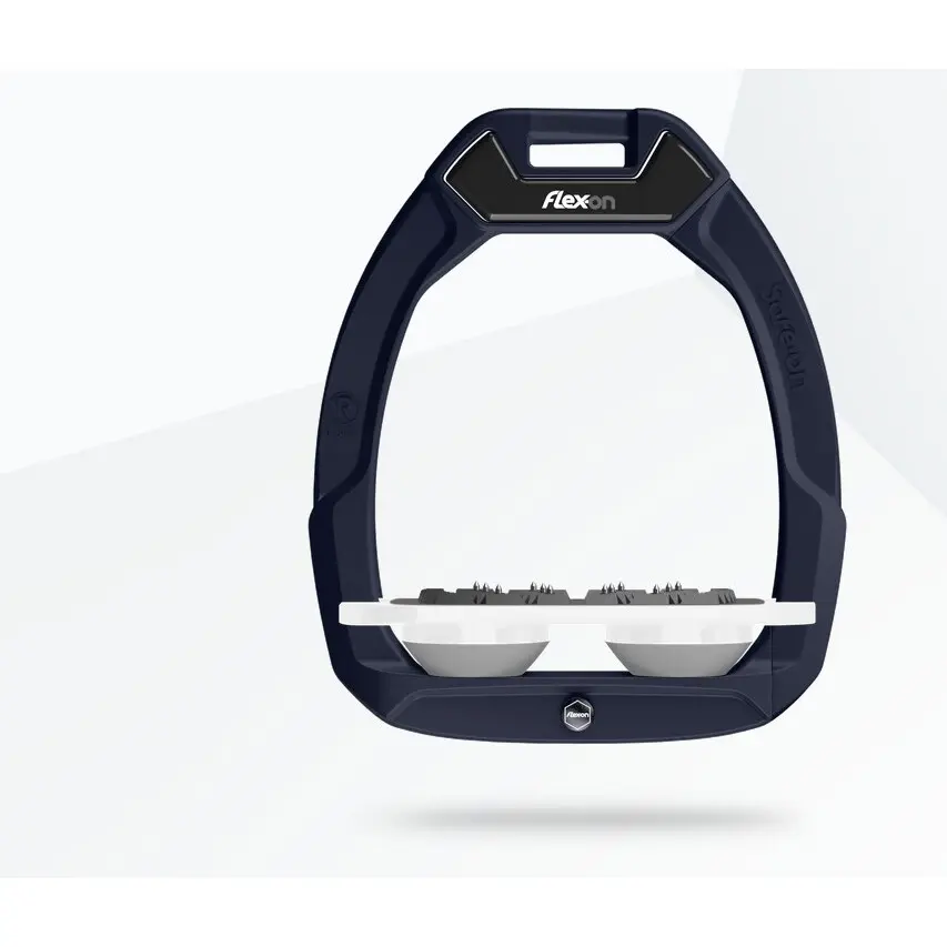 Meilleurs prix pour Étriers de sécurité d’équitation Plat Ultra Grip Bleu/Blanc/Gris Flex-On Safe-On