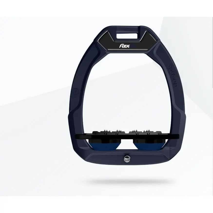 Sicherheitssteigbügel Plat Ultra Grip Blau/Schwarz/Marine Flex-On Safe-On