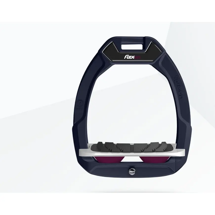 Sicherheitssättel mit schrägem Griff Marine/Grau/Pflaume Flex-On Safe-On