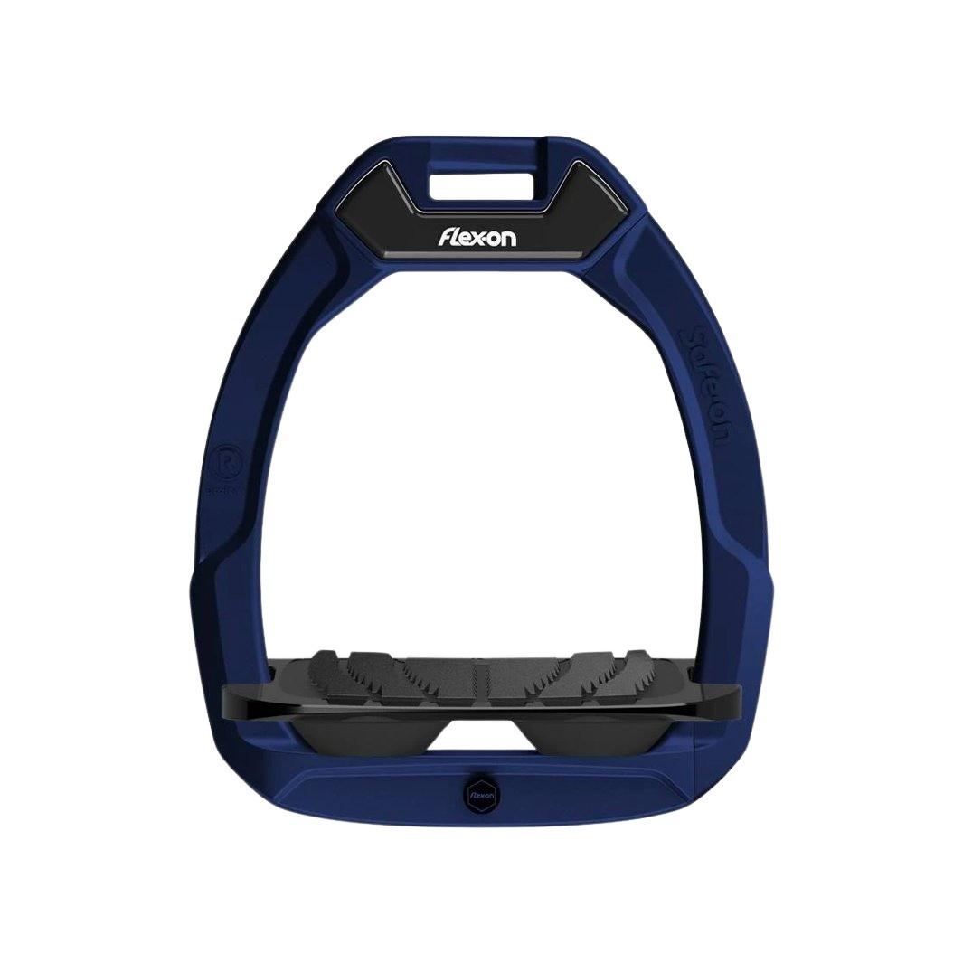 Meilleurs prix pour Étriers de sécurité d’équitation Incliné Grip Marine/Noir/Blanc Flex On Safe-On