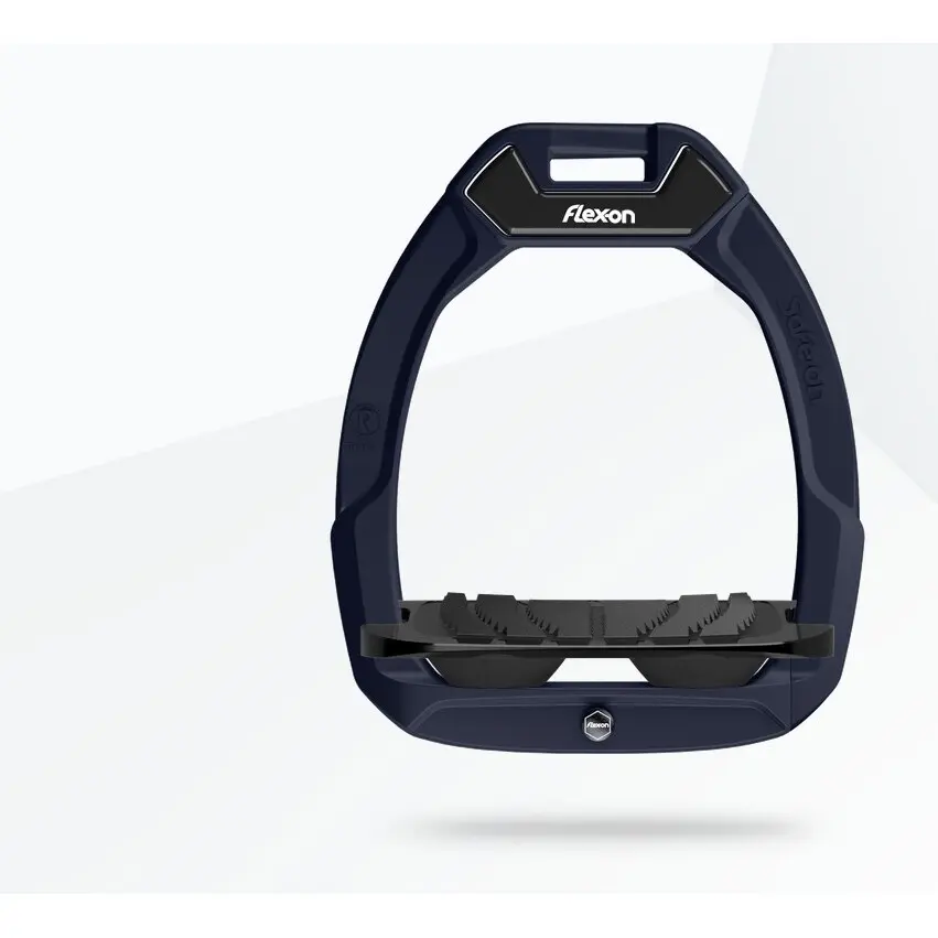 Sicherheitssteigbügel Reiterneigung Grip Marine/Schwarz/Schwarz Flex-On Safe-On