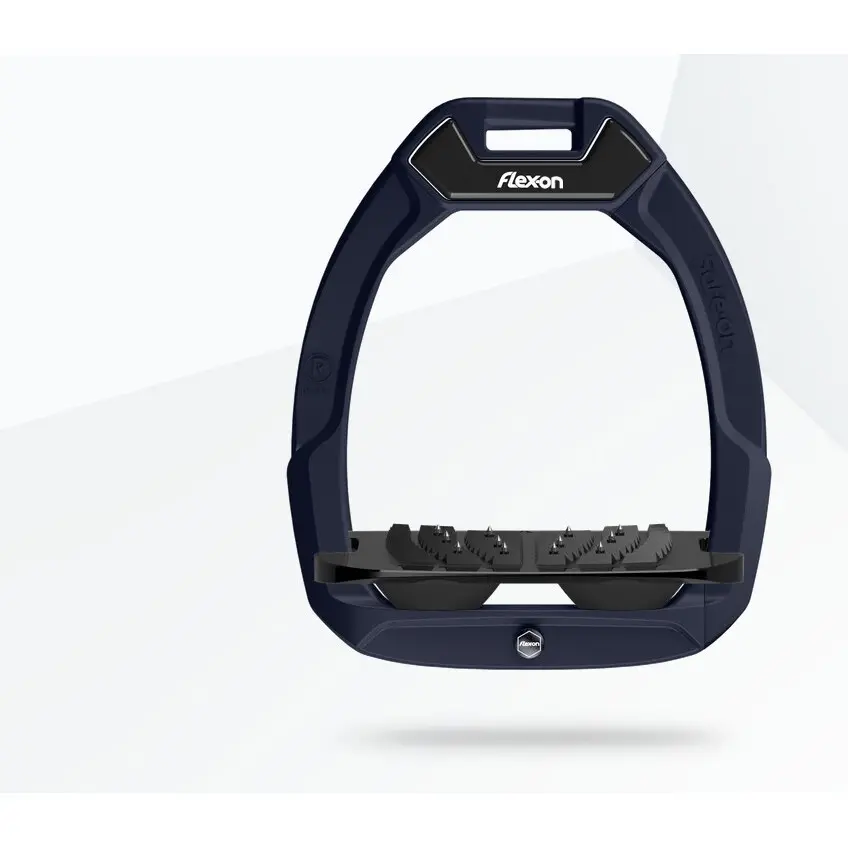 Sicherheitssteigbügel reitend Schräg Ultra Grip Marine/Schwarz/Schwarz Flex-On Safe-On