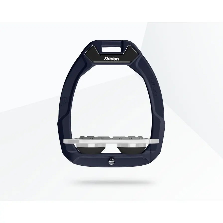 Sicherheitssteigbügel Flach Grip Marine/Grau/Schwarz Flex-On Safe-On