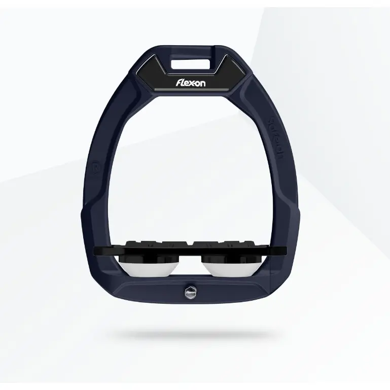 Sicherheitssteigbügel Plat Grip Marine/Schwarz/Weiß Flex-On Safe-On