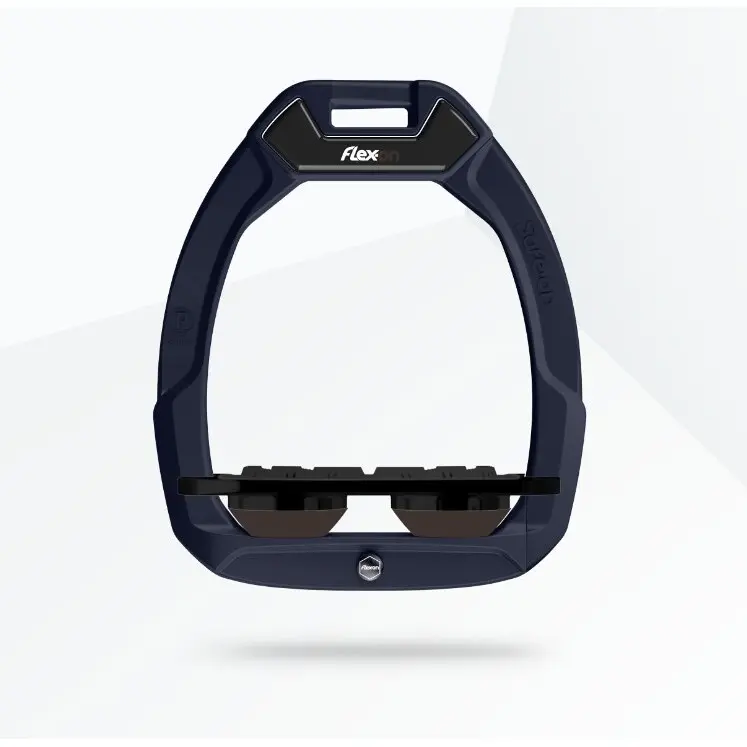 Sicherheitssteigbügel Flat Grip Marine/Schwarz/Braun Flex-On Safe-On