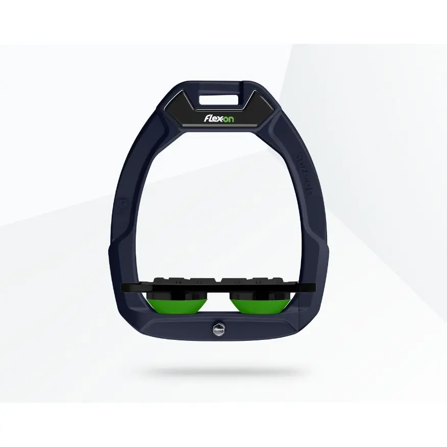 Sicherheitssteigbügel Plat Grip Marine/Schwarz/Grün Flex-On Safe-On
