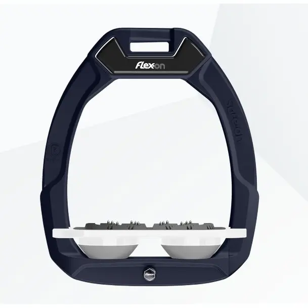 Sicherheitssteigbügel Flat Ultra Grip Marine/Weiß/Grau Flex-On Safe-On