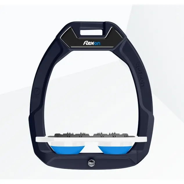 Sicherheitssteigbügel Flach Ultra Grip Marine/Weiß/Blau Flex-On Safe-On