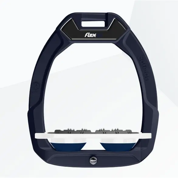 Sicherheits-Steigbügel Flach Ultra Grip Marine/Weiß/Marine Flex-On Safe-On