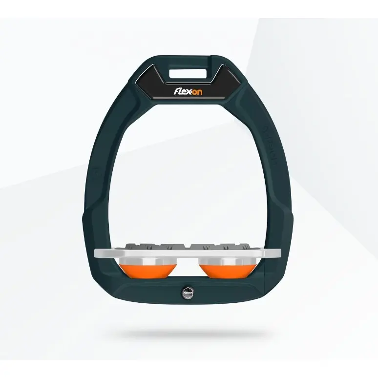 Sicherheitssteigbügel Flat Grip Grün/Grau/Orange Flex-On Safe-On