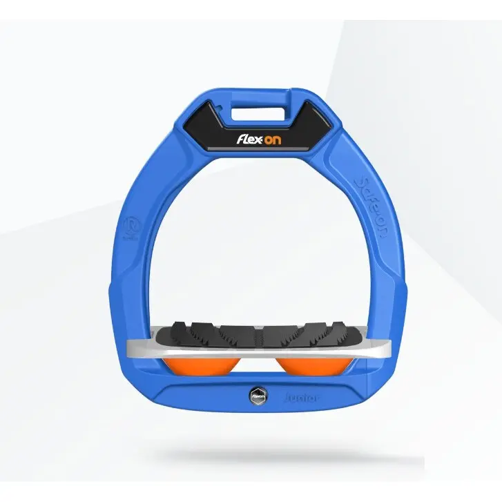 Sicherheitssättel mit Neigungsgrip Blau/Grau/Orange für Kinder Flex-On Safe-On