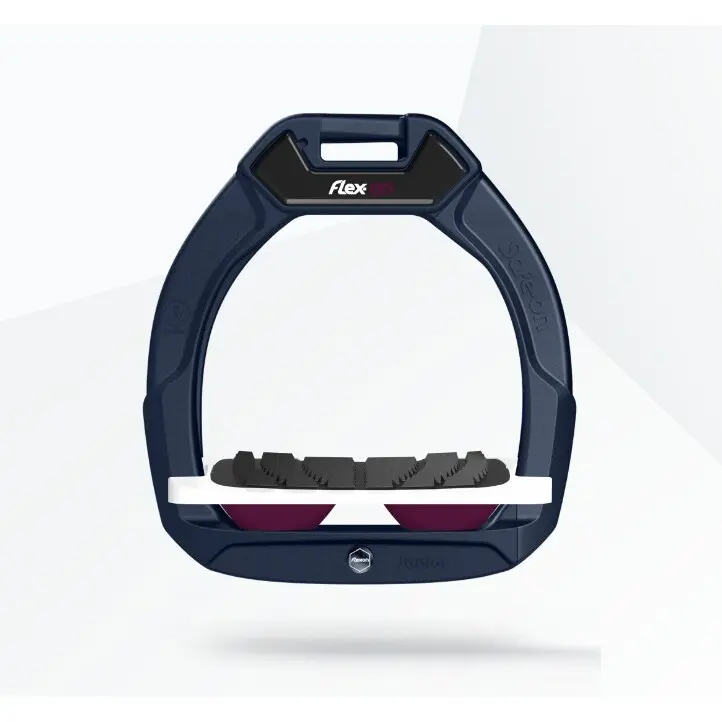 Sicherheitsreitsandern geneigt Grip Marine/Weiß/Pflaume Kinder Flex-On Safe-On
