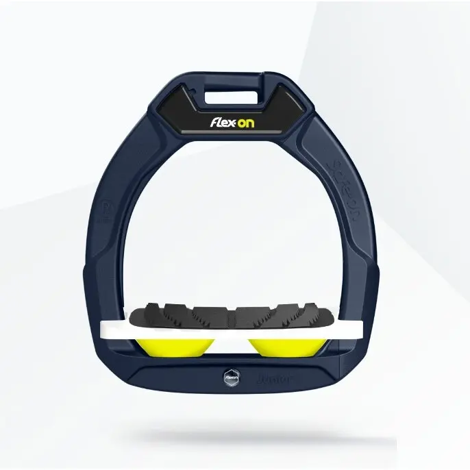 Sicherheitssättel mit geneigtem Grip Marine/Weiß/Gelb Kinder Flex-On Safe-On