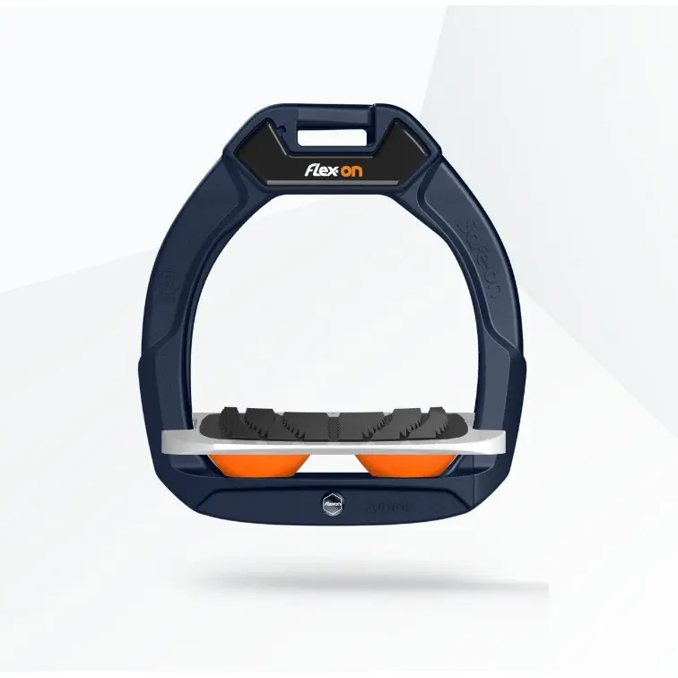 Kindersicherheitssteigbügel Neigungsgriff Marine/Grau/Orange Flex-On Safe-On
