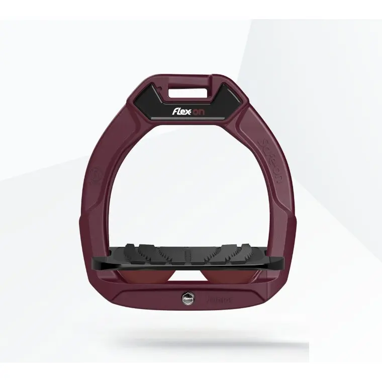 Reitsteigern mit Sicherheitsmechanismus Neigung Grip Bordeaux/Schwarz/Bordeaux Kinder Flex-On Safe-On