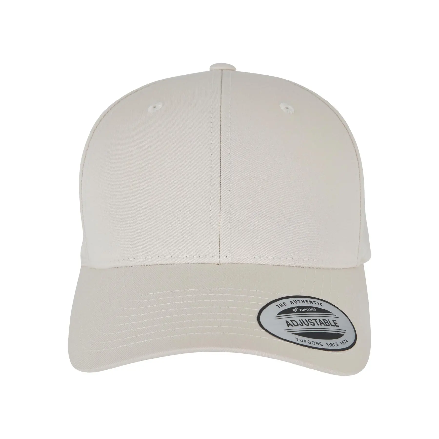Flexfit Unisex Beige Snapback Cap Curved Classic