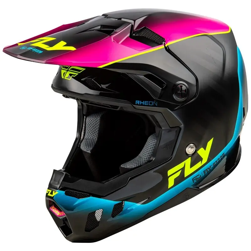 Motorrad-Cross-Helm Fly Racing Formu CC Undglow