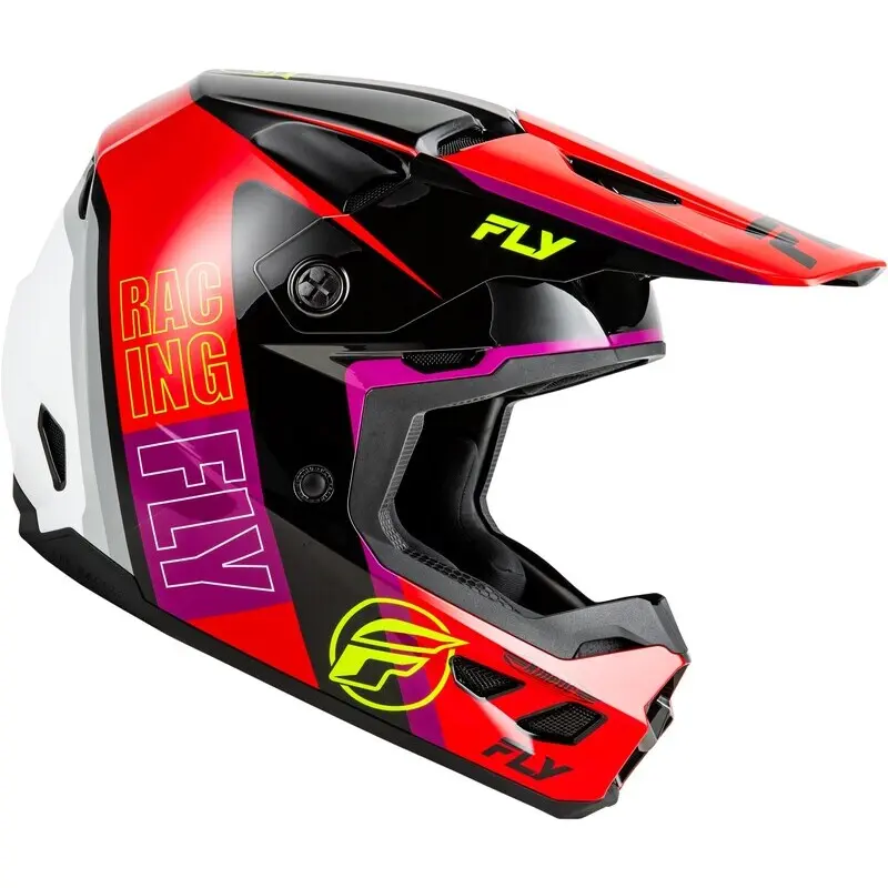 Motorrad-Cross-Helm Fly Racing Mixte Kinetic Rally