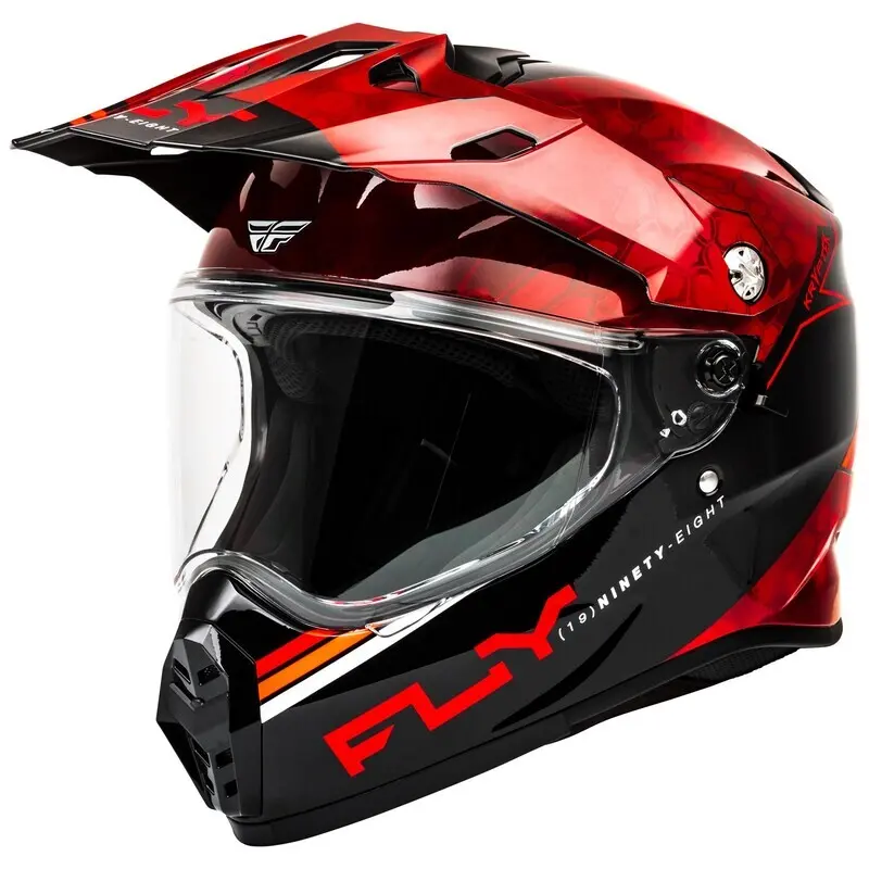 Motorrad-Cross-Helm Fly Racing Trekker Kryptek
