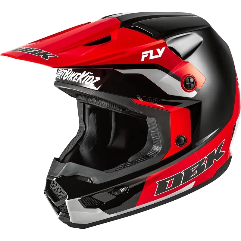 Motorrad-Cross-Helm Fly Racing Kinetic Special Edition DBK