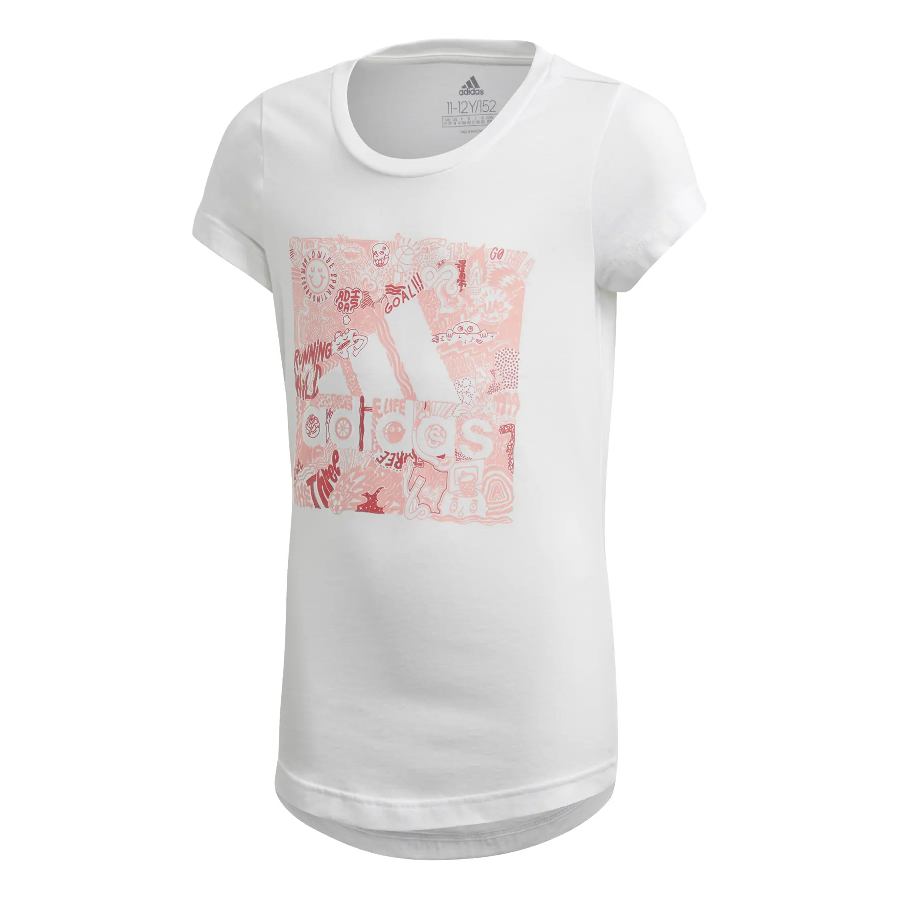 4062049672262 - Mädchen-T-Shirt adidas Most Haves Doodle BoS