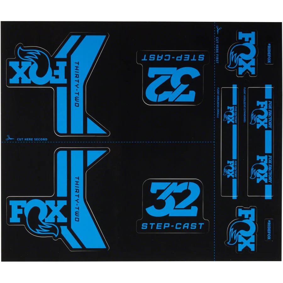 Velo Store - UK Fork sticker Fox Factory AM Step-Cast 2017 | Extra 10% off with Subscription, Postage £16.79 to UK Fedex.