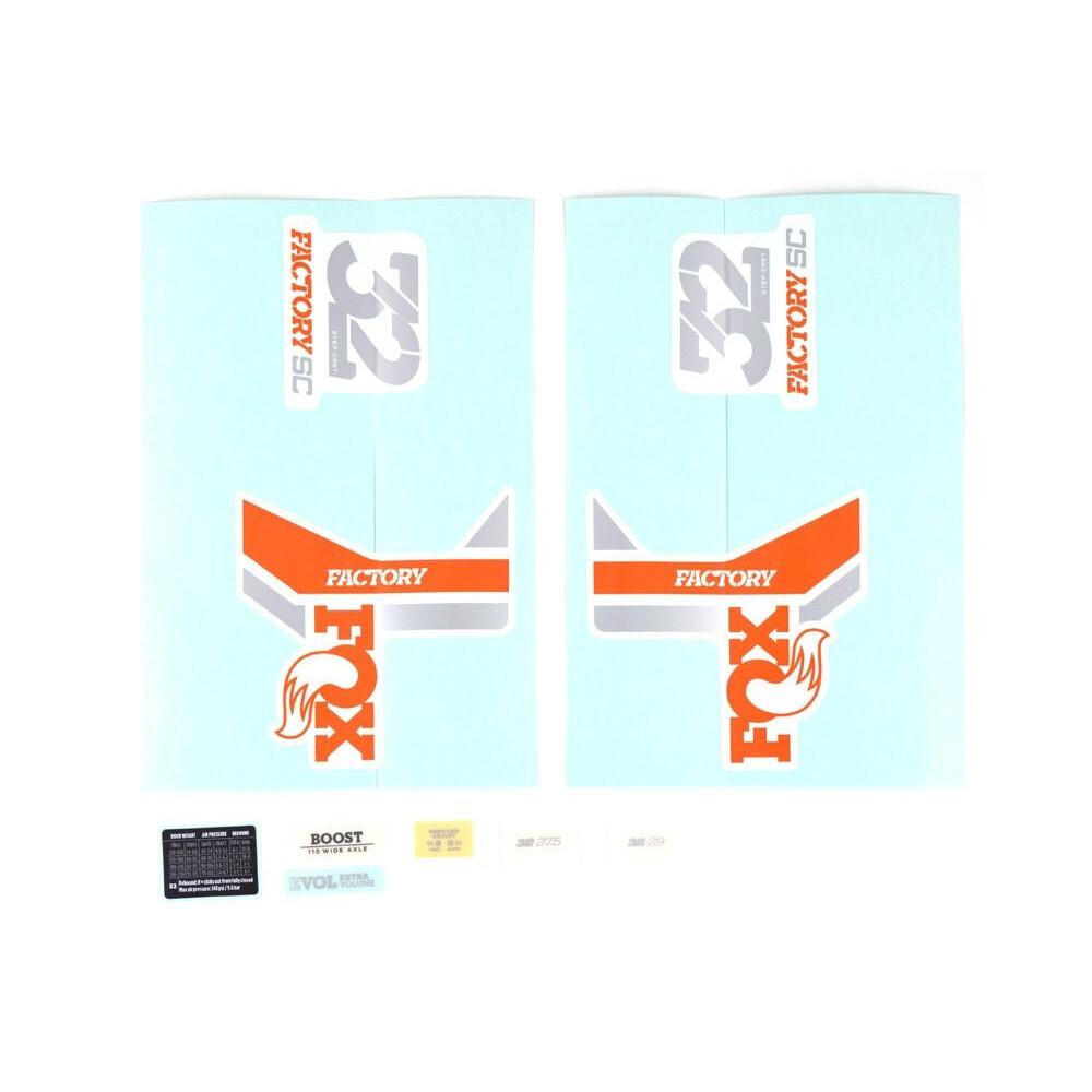 Velo Store - UK Stickers Fox Factory 2018, 32 SC, F-S | Extra 10% off with Subscription, Postage £16.79 to UK Fedex.