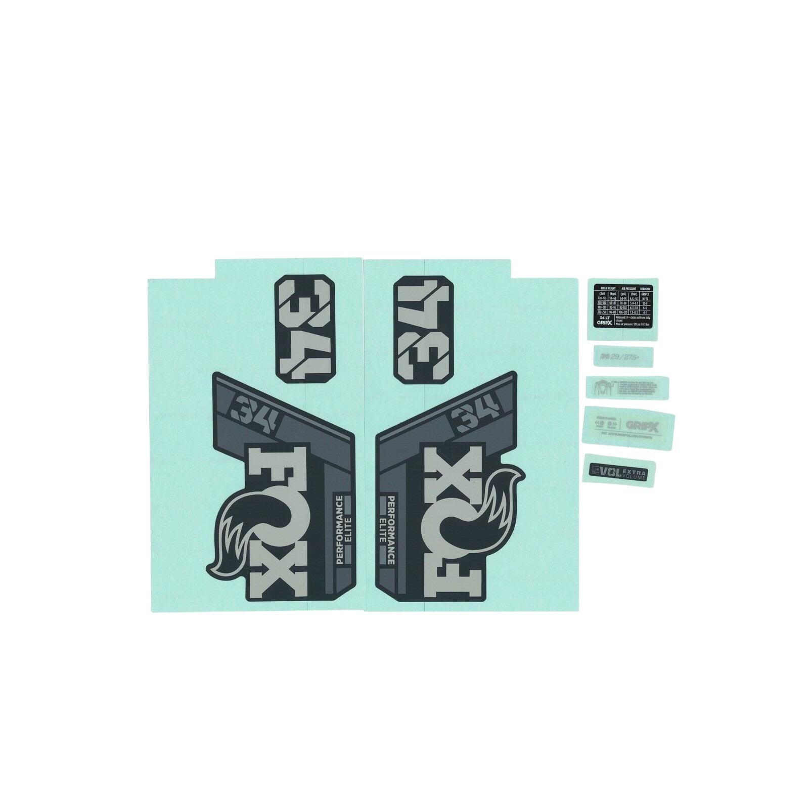 Velo Store - UK Bike fork sticker kit Fox Factory 2025 34 P-SE | Extra 10% off with Subscription, Postage £16.79 to UK Fedex.